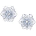 Loonballoon SNOWFLAKE Silver White Blue Elsa Anna Theme 2 18in. Party Mylar Decor Balloons B01FTXP2C8